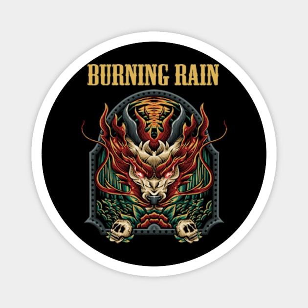 BURNING RAIN BAND Magnet by citrus_sizzle